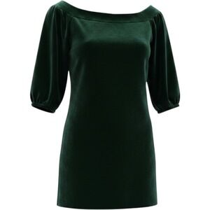 Vince Camuto Emerald Green Velvet Dress
